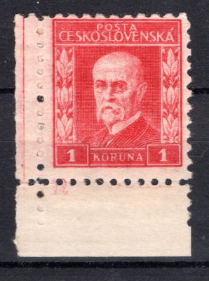 203 x ; 1 koruna červená s Dč 12 ( nevýrazná)  - zkoušeno Gilbert 