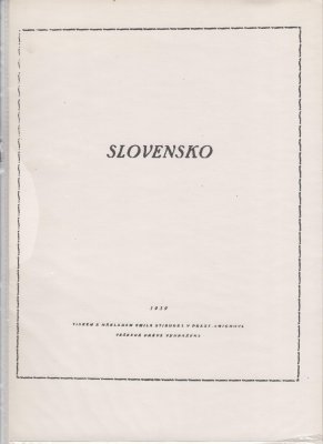 Generální sbírka známek  slovenského štátu v zasklených albových listech , bez přetiskové série, mírná specializace, různé průsvitky, desková čísla, aršík dětem, rohové známky - vše nafoceno - kvalita xx + zásobník se známkami slovenského štátu x/xx  