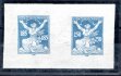 ZT, soutisk dvou hodnot 185 a 250 h v barvě modré, ze soutisku 6-ti hodnot, zk. Vrba 