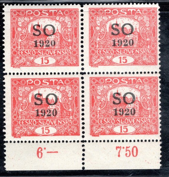 SO 5 D, typ II, krajový 4- blok, cihlově červená  s počítadly 15h. zk. Gi
