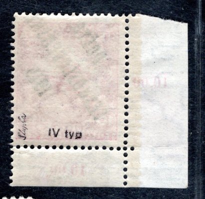 96 ; 10 filler válečné - rohový kus s počítadly typ IV - zkoušeno Stupka 