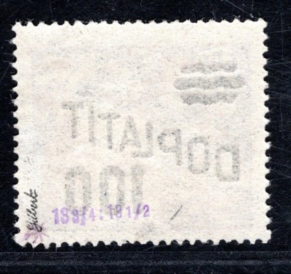 DL 47 B, doplatní, 100/600 fialová, zk. Gi