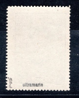 140 , typ I, TGM, modrá 125 h - slabý mléčný tisk (zk. Gilbert jako ultramarin)