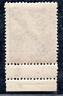 102, typ II, ženci, krajová s počítadlem a dvojitou perforací na spodním okraji, fialová 3 f
