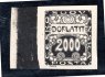 DL 14 ZT, krajový černotisk s částečně neopracovanou deskou, papír křídový, 2000 h, koncová hodnota