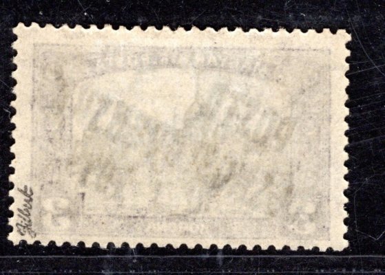 116, typ I,  Parlament, fialová 3 K, zk. Gilbert, hezky centrovaná známka i přetisk