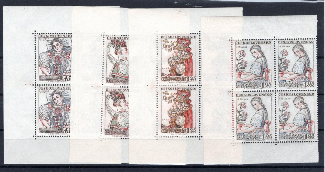 968 - 971, kroje III, rohové 4 bloky