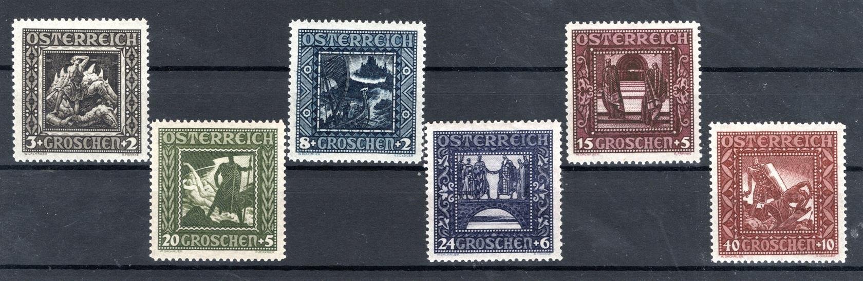 Rakousko - Mi.488 - 93 I, kompl. řada, kat. 30,- Eu