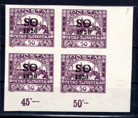 SO 12, pravý dolní rohový 4 blok s počítadly a DZ - kratší desetinná čárka u počítadla "50", posun letopočtu 1920, zajímavé