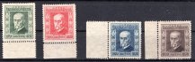 173 - 176, P 6,7,5,8,, Jubilejní, TGM, kompletní řada, krajová