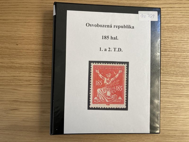 160, specializovaná sbírka OR, 185 h oranžová,  na listech, TD 1 a 2, rozpracováno  dle studie ing. Bohumíra Pospíšila, vhodné k dalšímu pokračování