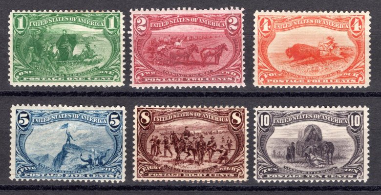 USA - Mi.117 - 22, OMAHA 1898, bez koncových hodnot, kat. 660 Eu, hledané známky