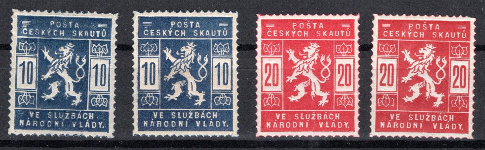 SK 1 - 2, skautské, odstíny, část zk. POFIS, Káňa