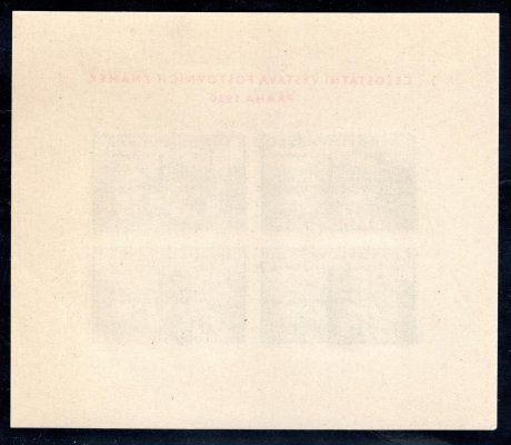 564 A, Praga 1950,  deska O/13, dobrozdání Hauptman,mimořádně  vzácné 