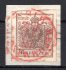 4; 6 kr hnědá, strojní papír, typ III, na výstřižku s červeným raz. WIEN, 18 / 11 1857, katalog Ferchenbauer € 150.-