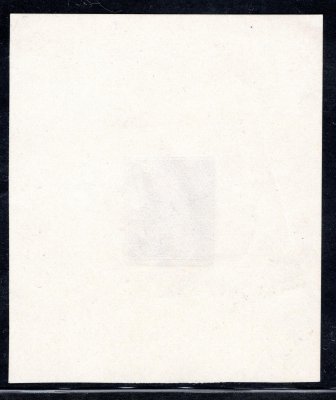 786 ZT; otisk rytiny v černé barvě na kousku kartonu, podpis C. Bouda, velmi vzácné


