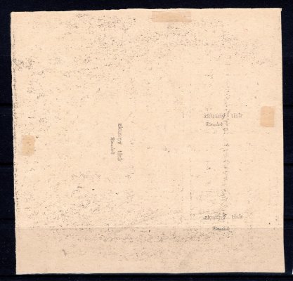 HaV 1920 ZT – zinkografický štoček 200+300+400 – křídový papír – nevyčištěná deska, černý tisk, zk. Karásek