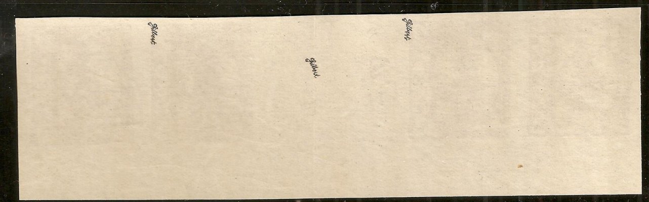 2 Ms ; 3h 4 - známkové lehce přeložené meziarší, krajové - krásný kus, zk. Gilbert , kat. cca 20 000 Kč 
