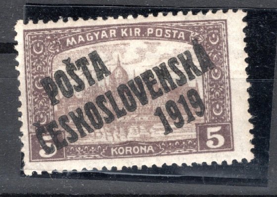 117 typ I ; 5 koruna Parlament 