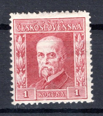 194 II P8; 1 Koruna Marsaryk - zkoušeno Gilbert, Vrba 