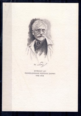 Alfons Mucha ;1918 - 1958 - výsadní tisk 