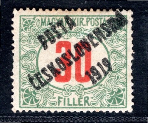 139, typ II, doplatní červená čísla, 30 f, zk. Stu