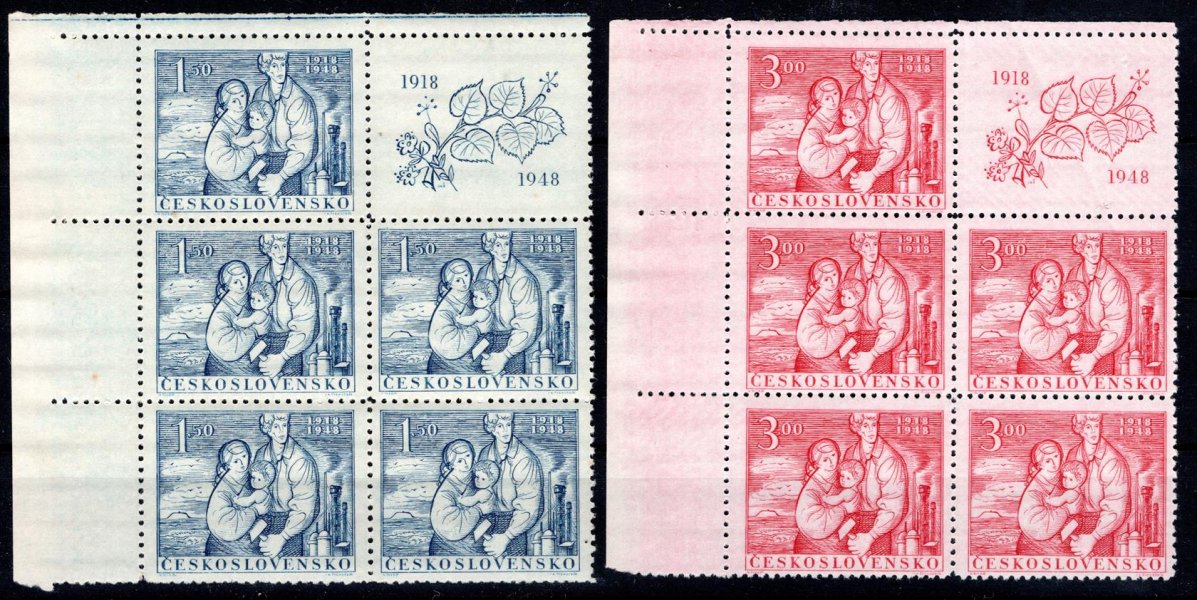 490 - 491; L; horní rohové 6-ti bloky 