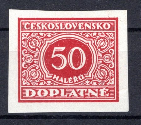 DL 60 N, doplatní, nezoubkovaná, červená 50 h, zk. Gilbert