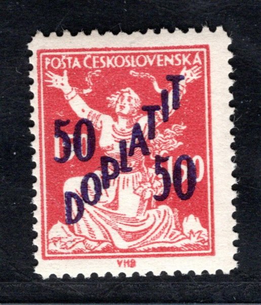 DL 50 B, doplatní, 50/150, červená