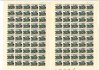 1883 deska A + B - Lidová architektura - 14  Kčs - kompletní archy s čísly archu a datem tisku 