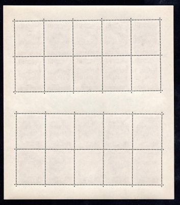 L 34 ,  TL ( 2x 10),  lázně, protichůdné tiskové listy v barvě červenofialové 10 Kčs, hezké a hledané