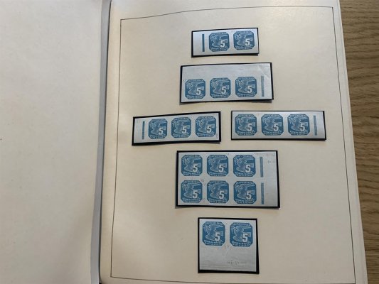Protektorát - NV 10 - 18, novinové II,na listech v červených deskách, krásně rozpracovaná sbírka  včetně deskových čísel, okrajů, rámů, vad, Z pozůstalosti, doporočujeme osobní prohlídku