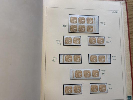 Protektorát - NV 10 - 18, novinové II,na listech v červených deskách, krásně rozpracovaná sbírka  včetně deskových čísel, okrajů, rámů, vad, Z pozůstalosti, doporočujeme osobní prohlídku