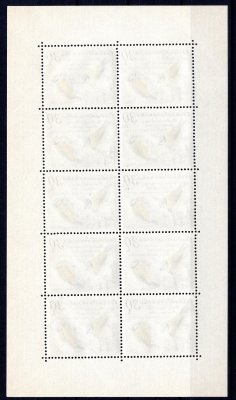 1078 - 84,  PL (10), ptáci, kompletní řada, 1,20 Kč s typem II