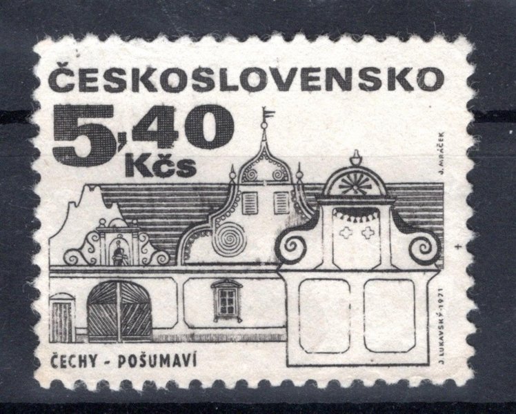 1880 ZT; architektura, pouze černá, ověřeno Beneš