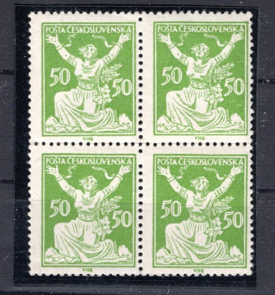 156 A, OR, 4 blok, zelená 50 h