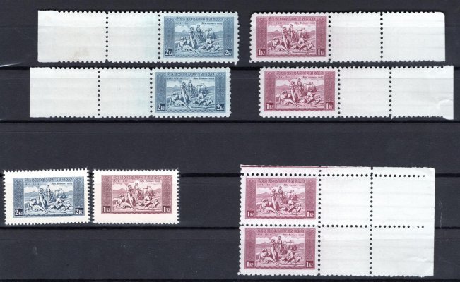 283- 284 ; známky KDM s kupony + známky z aršíku- vyšší katalog 