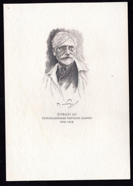 Alfons Mucha Výsadní tsik ; 40 let československé známky 