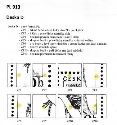 913 PL;  Kroje II.; Deska D