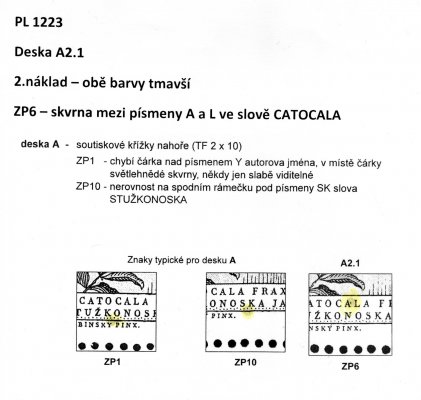 1223 PL; Motýli;  deska A2.1