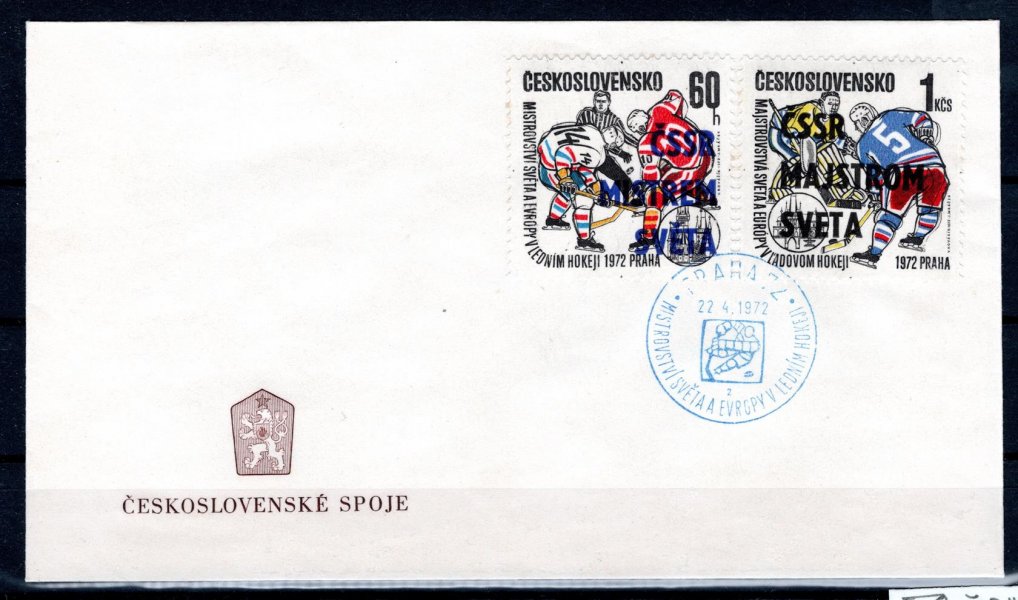 1961-1962; Mistrovství světa v hokeji na FDC 