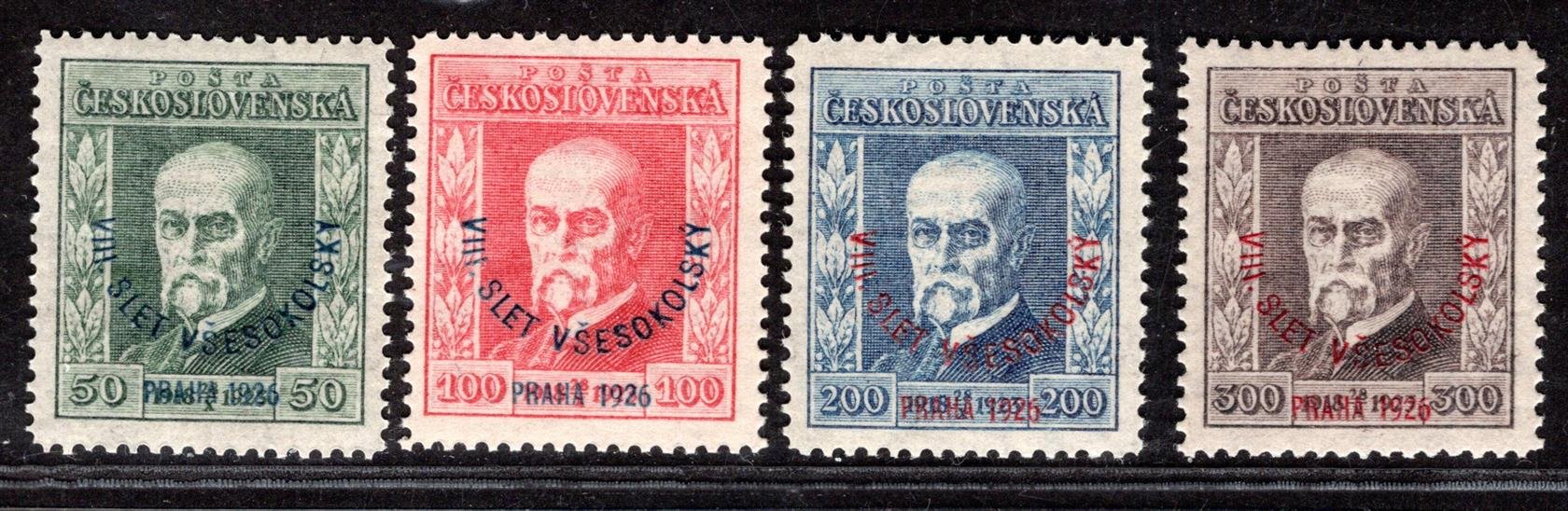 183 - 6, P 5,7,6,5, Všesokolský slet, kompletní svěží řada