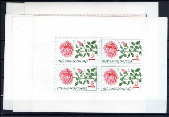 2036;  41 Flora Olomouc 1973 komplet PL (3x 4blok + 3x 10blok)