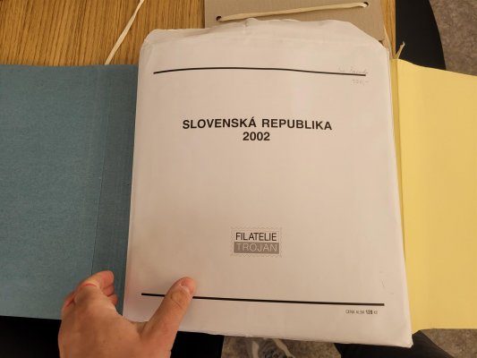 Slovensko 1993 - 2002, generální sbírka na zasklených listech 