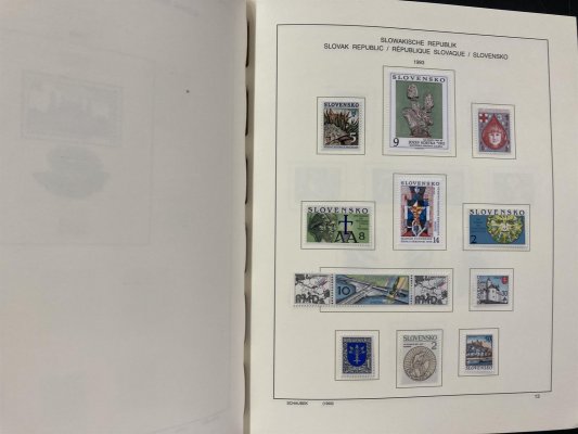 Slovenský štát 1939 - 1945 + slovensko do roku 2016, nalepeno na listech, vyšší katalog