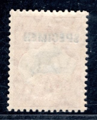 Australie, SG114, rok 1929, klokan 2 Libry, červená/černá, přetisk SPECIMEN