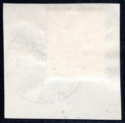 RV 138, Šrobárův přetisk, na výstřižku, ženci, fialová 3 f, zk. Gilbert