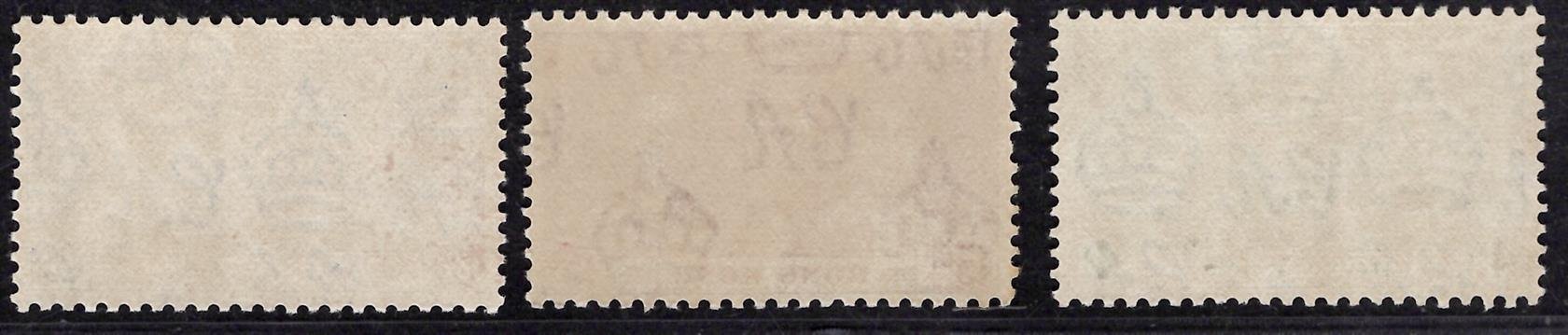 Hong Kong - SG 137 - 9, korunovace 1937