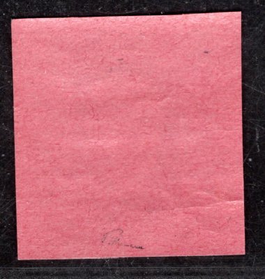 187 ZT, papír růžový, nezoubkovaná, oranžová 40 h, zk. Pittermann, papír s  nepůvodním lepem