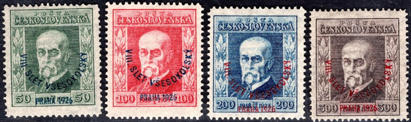 183 - 6, P 6,7,6,5,  Všesokolský slet, zk. Gilbert